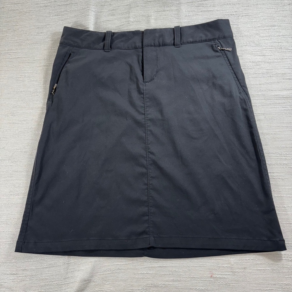 The North Face Womens Skirt Black Size 8 Zip Pockets Utility‎ Style Casual